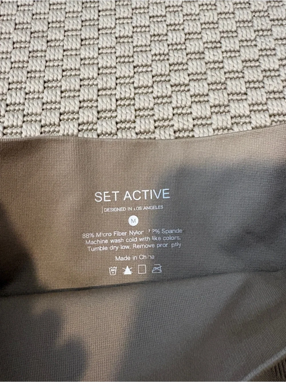 SET Active Taupe High-Waist Leggings - Picture 2 of 3